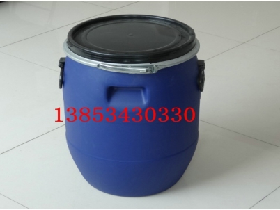 50升開(kāi)口塑料桶 50L卡口塑料桶，50公斤鐵箍塑料桶新利塑業(yè)供應(yīng).